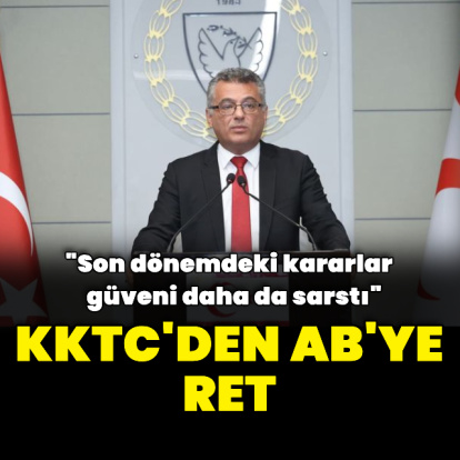 KKTC'den AB'ye net mesaj