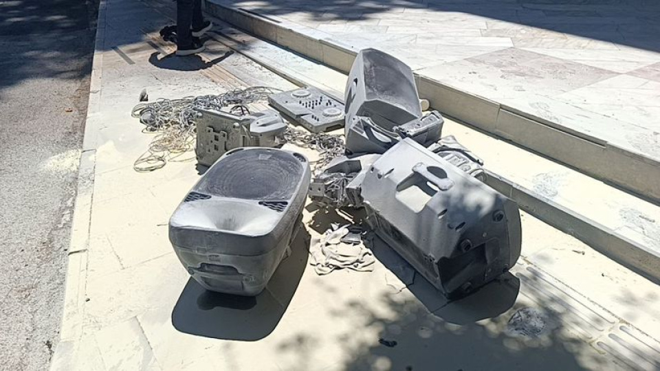 840 bin lira ceza yedi, ses sistemini ateşe verdi