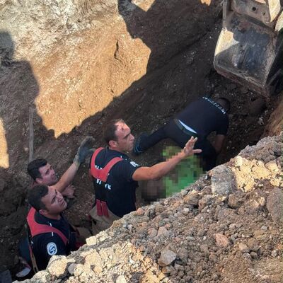 Göçük altında kalan işçi öldü