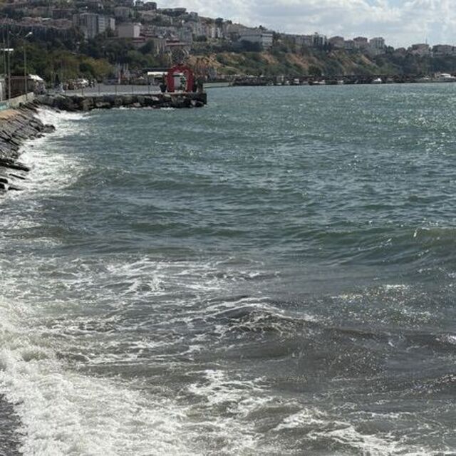Tekirdağ'da deniz ulaşımına poyraz engeli
