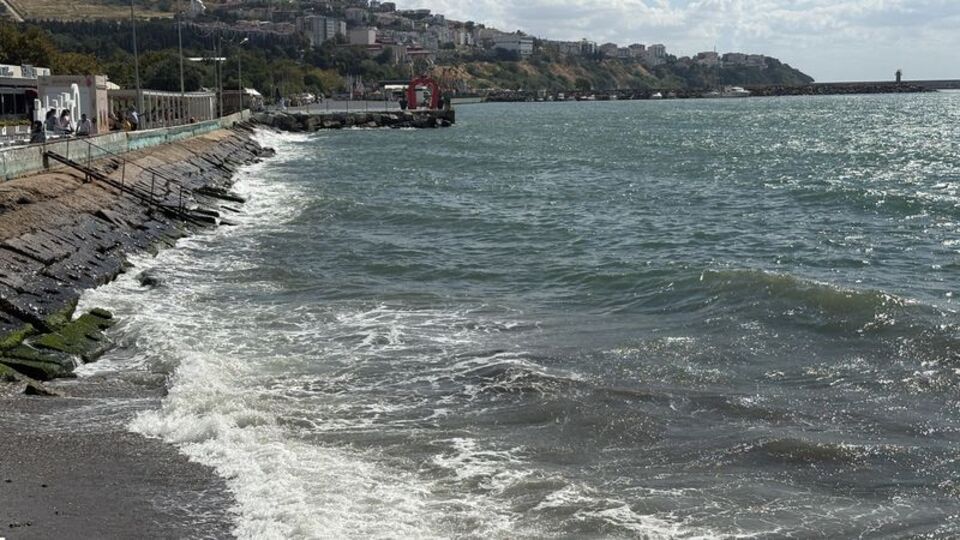Tekirdağ'da deniz ulaşımına poyraz engeli