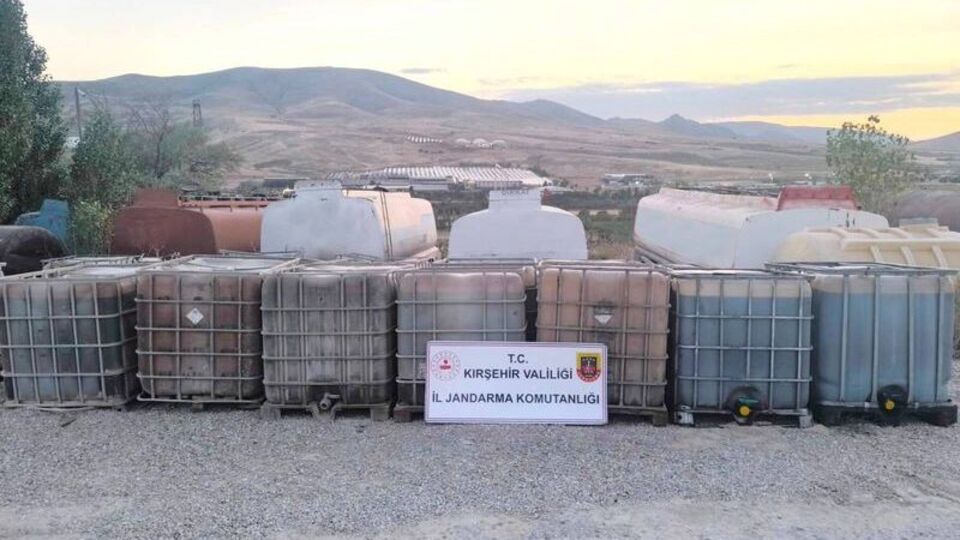 Kırşehir'de kaçak akaryakıta suçüstü