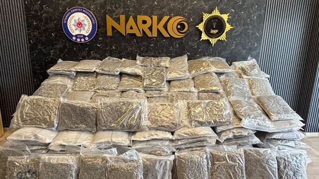 Silivri'de 376 kg uyuşturucu ele geçirildi