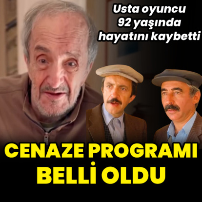 Cenaze programı belli oldu
