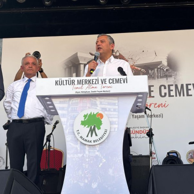 Özel, cemevi temel atma törenine katıldı