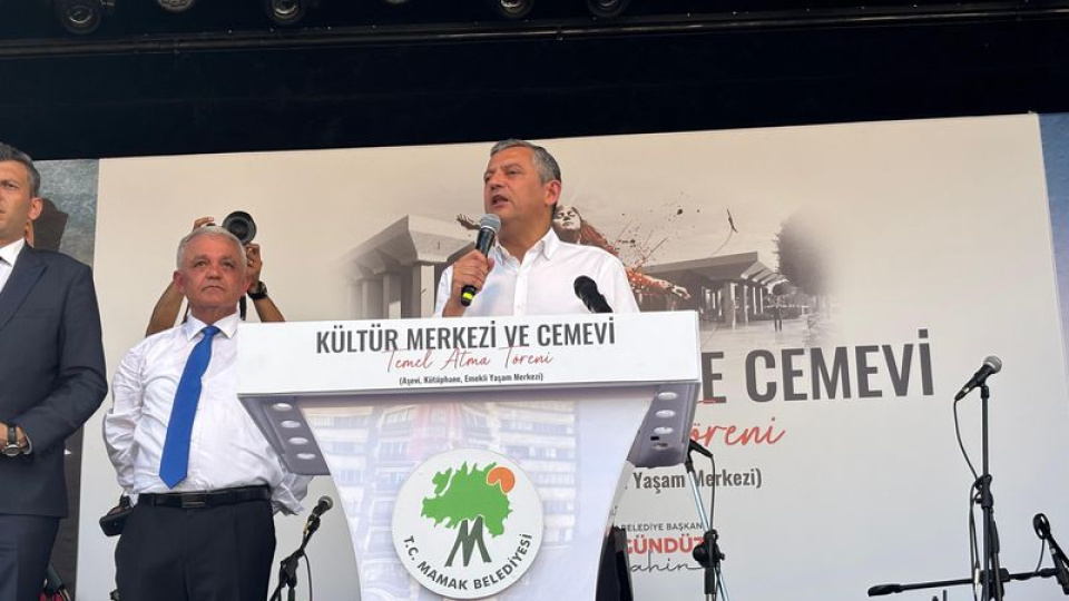 Özel, cemevi temel atma törenine katıldı