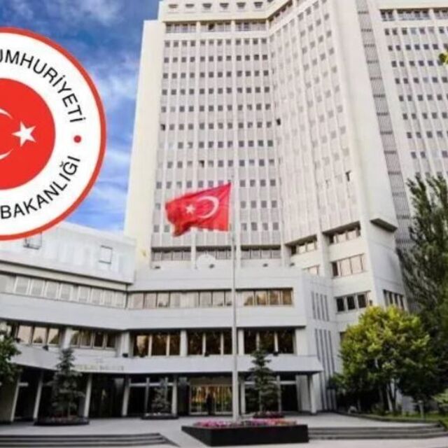 Dışişleri Bakanlığı'ndan İsrail'e tepki