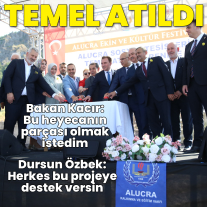 Alucra Sosyal Tesisleri'nin temel atma töreni yapıldı