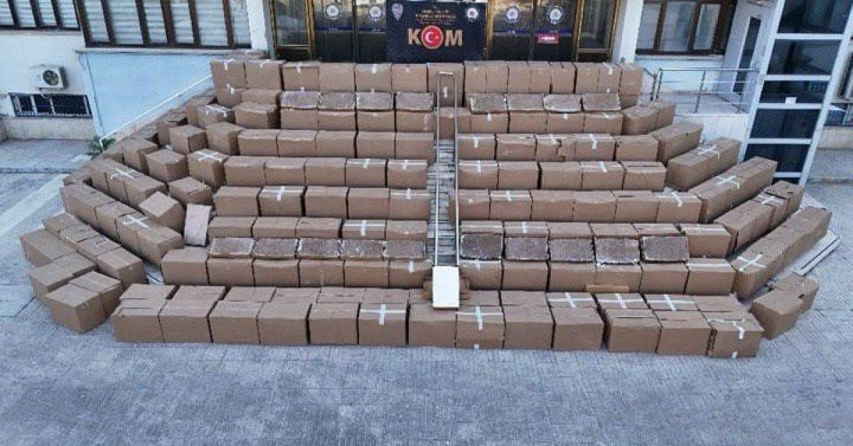 5 milyon doldurulmuş sigara ele geçirildi!
