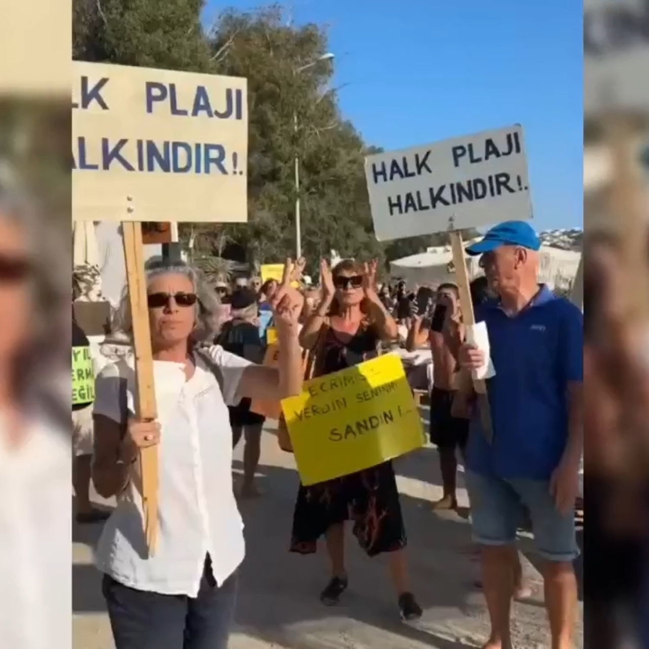 Gümüşlük'te "Kıyılar Halkındır" eylemi