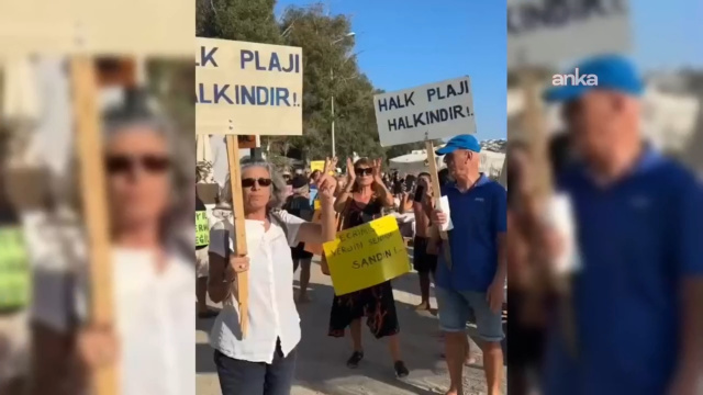 Gümüşlük'te "Kıyılar Halkındır" eylemi