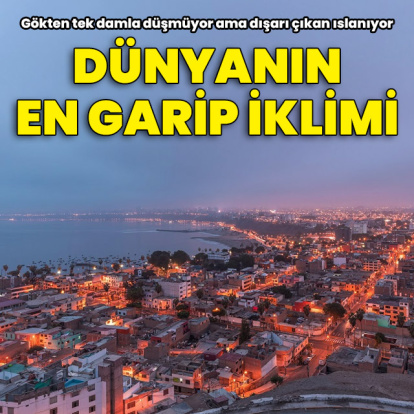 Dünyanın en garip iklimi: Yağmur yok ama hava hep nemli!