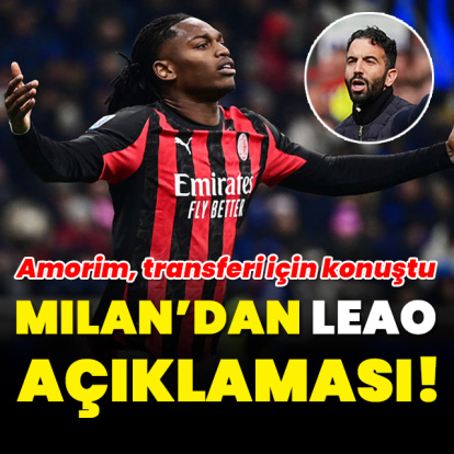 Milan'dan Leao açıklaması!