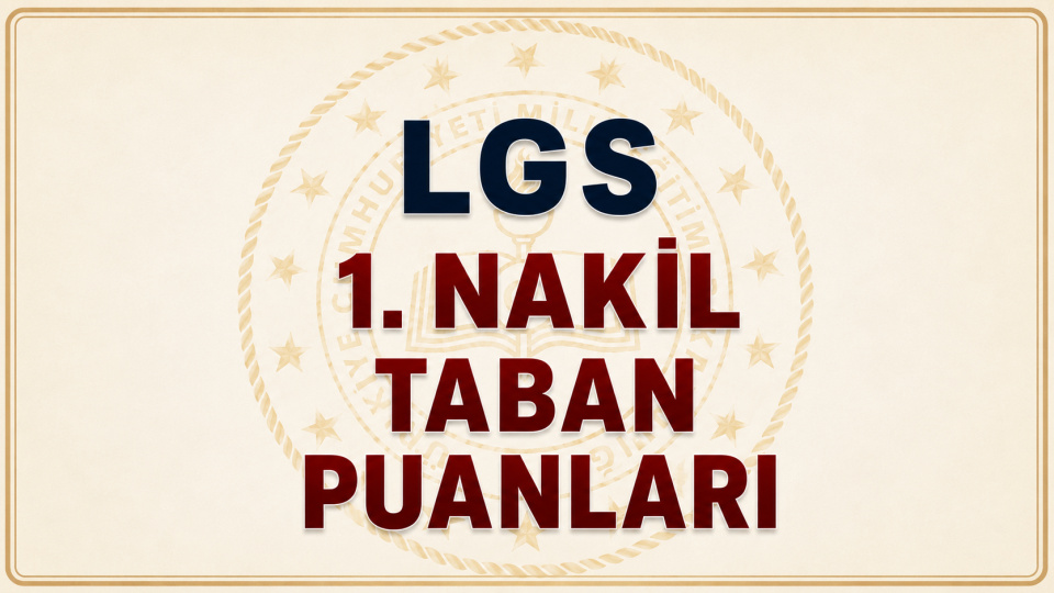 LGS ek tercih taban puanları