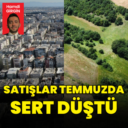 Gayrimenkul satışında sert düşüş