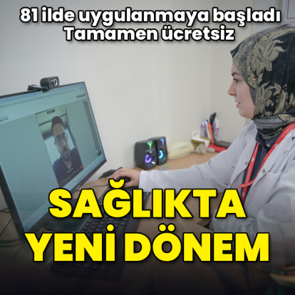 Sağlıkta yeni dönem! Uzaktan hasta değerlendirme dönemi başladı