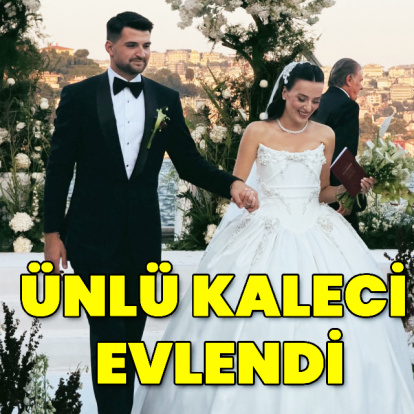 Ünlü kaleci evlendi