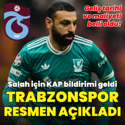 Trabzonspor, Salah'ı resmen açıkladı!