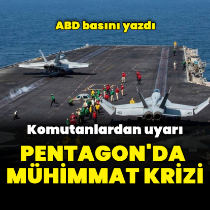 "Pentagon'un mühimmat stoku tehlikeli derecede düşük"