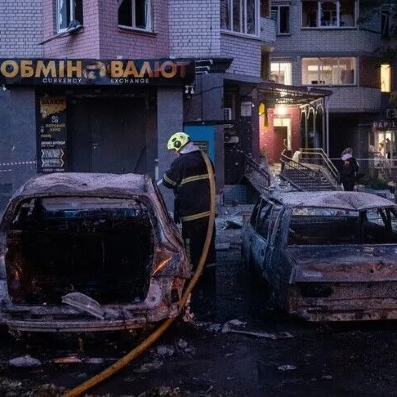 Kiev'de balistik füze saldırısı