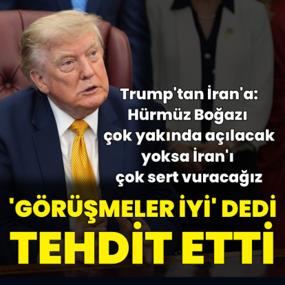 Trump'tan İran'a: Anlaşma olmazsa çok sert vuracağız