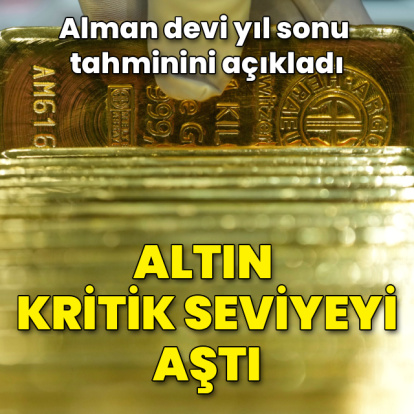 Altın kritik seviyeyi aştı