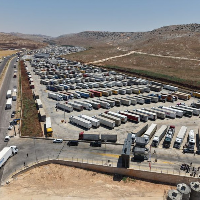 Cilvegözü'nde TIR parkı hizmete alındı