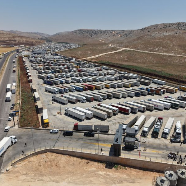 Cilvegözü'nde TIR parkı hizmete alındı