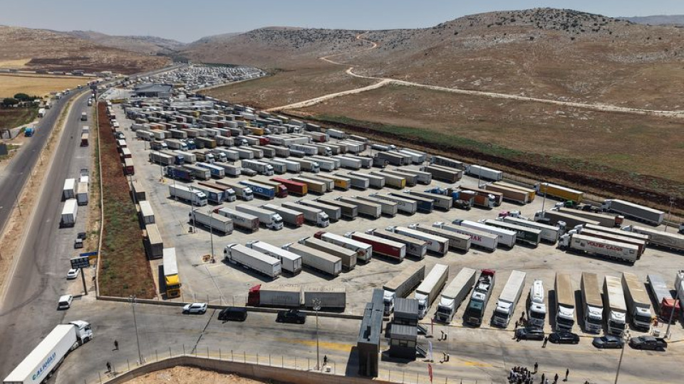 Cilvegözü'nde TIR parkı hizmete alındı