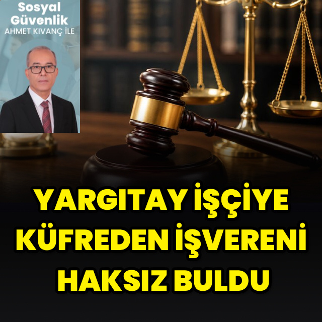 Küfürbaz işverene tazminat cezası