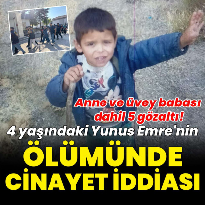 4 yaşındaki küçük Yunus Emre'nin ölümünde "cinayet" iddiası 3903746