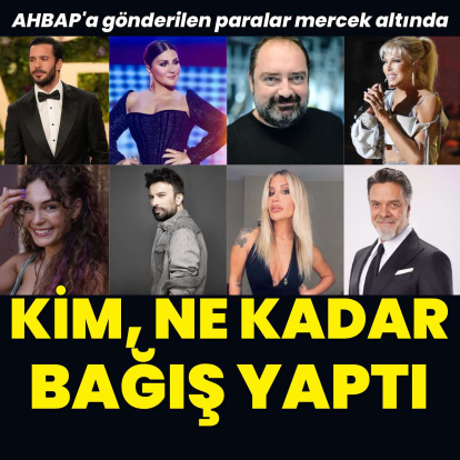 Kim, ne kadar bağış yaptı? İşte o isimler!