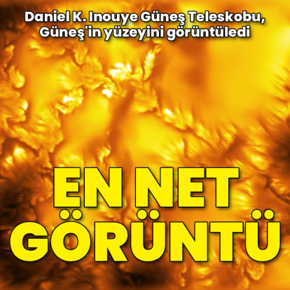 Güneş'in yüzünün en ayrıntılı görüntüsü alındı