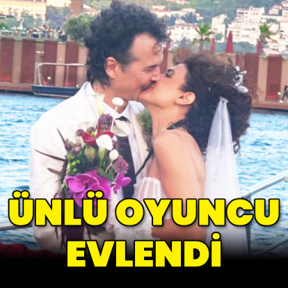 Ünlü oyuncu evlendi