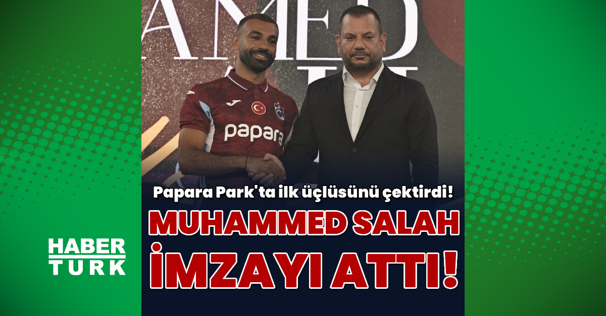 Salah 30 bin taraftar önünde imzayı attı!