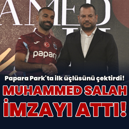 Salah 30 bin taraftar önünde imzayı attı!