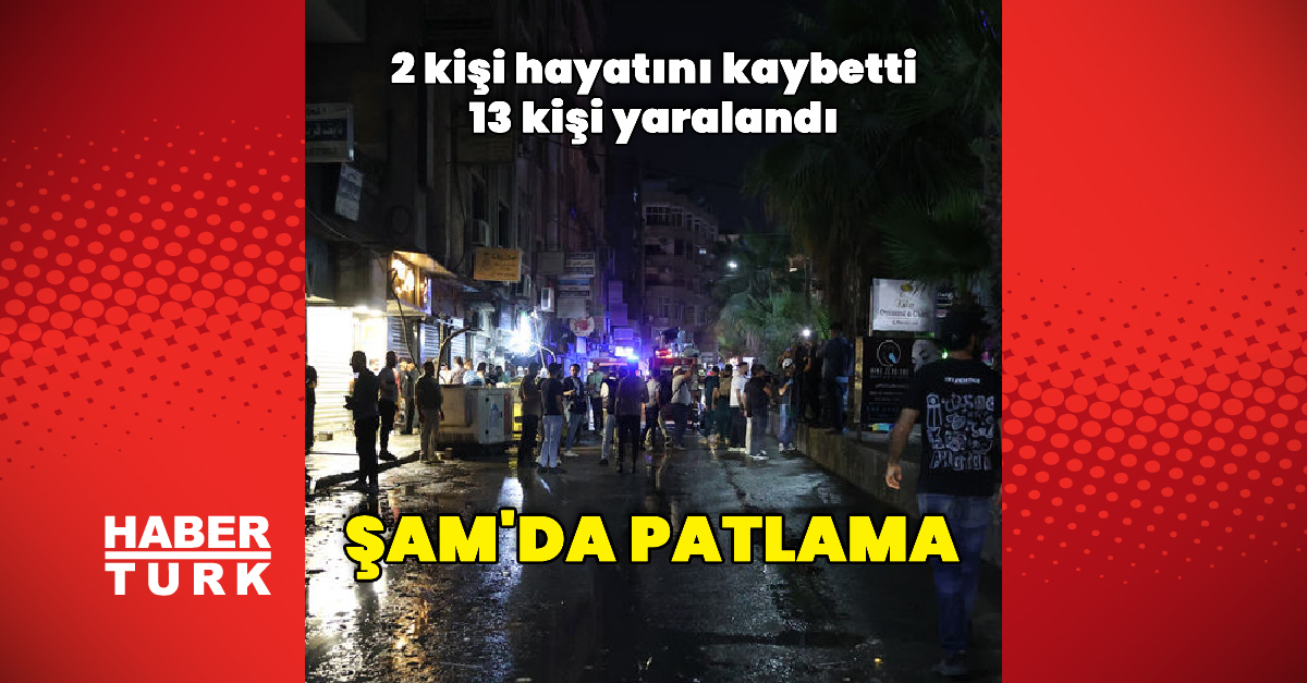 Şam'da patlama meydana geldi
