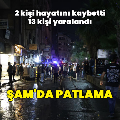Şam'da patlama meydana geldi