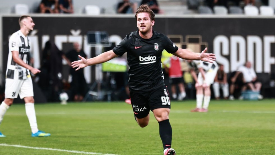 Beşiktaş, Çekya'da avantajı aldı!