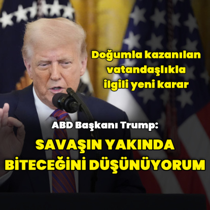 Trump'tan 'doğumla vatandaşlık' kararı
