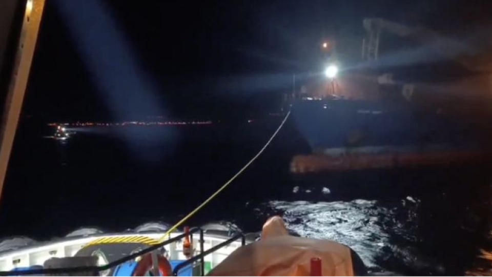 Çanakkale Boğazı'nda gemi arızası