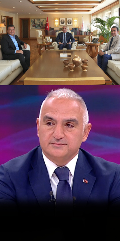 Bakan Ersoy, Acun Ilıcalı'yı ağırladı