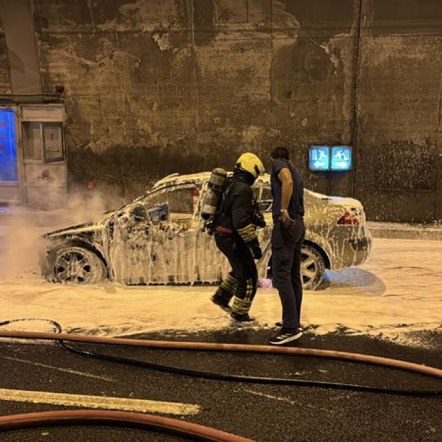 Bolu Dağı Tüneli'nde araç yangını