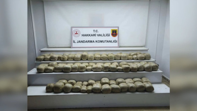 Hakkari'de 253 kilo uyuşturucu