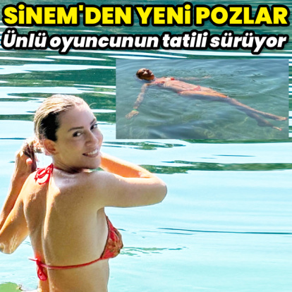 Sinem'in tatil pozları