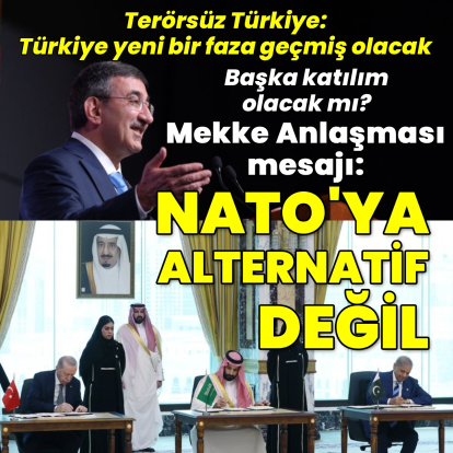 Cevdet Yılmaz'dan Mekke Anlaşması mesajı