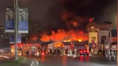 Başakşehir'deki yangın büyümeden söndürüldü