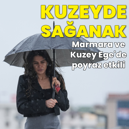 Türkiye'nin kuzeyi için sağanak uyarısı