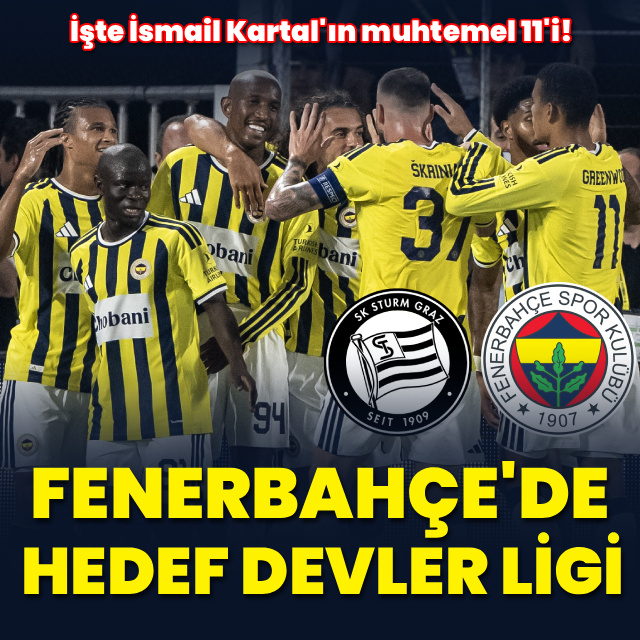 Fenerbahçe'de hedef Devler Ligi play-off'u!
