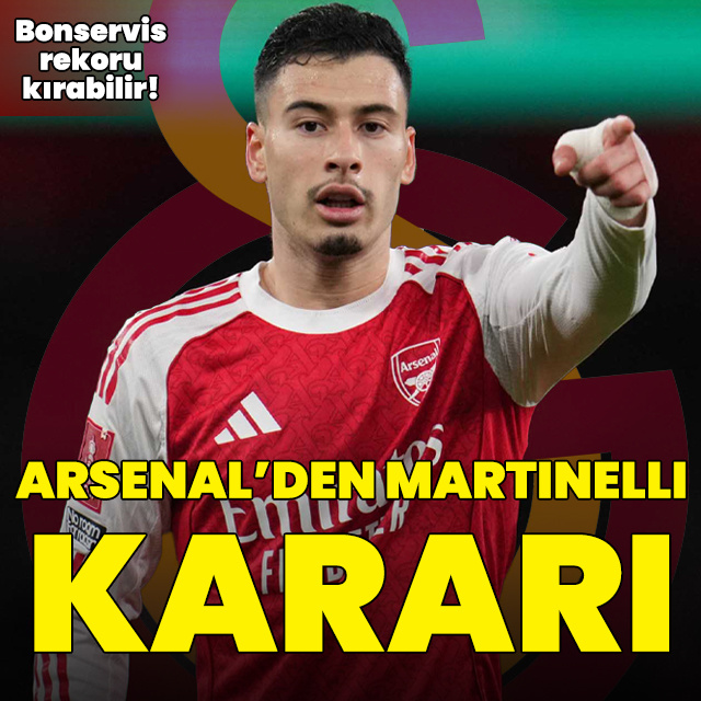 Arsenal'den Martinelli kararı!